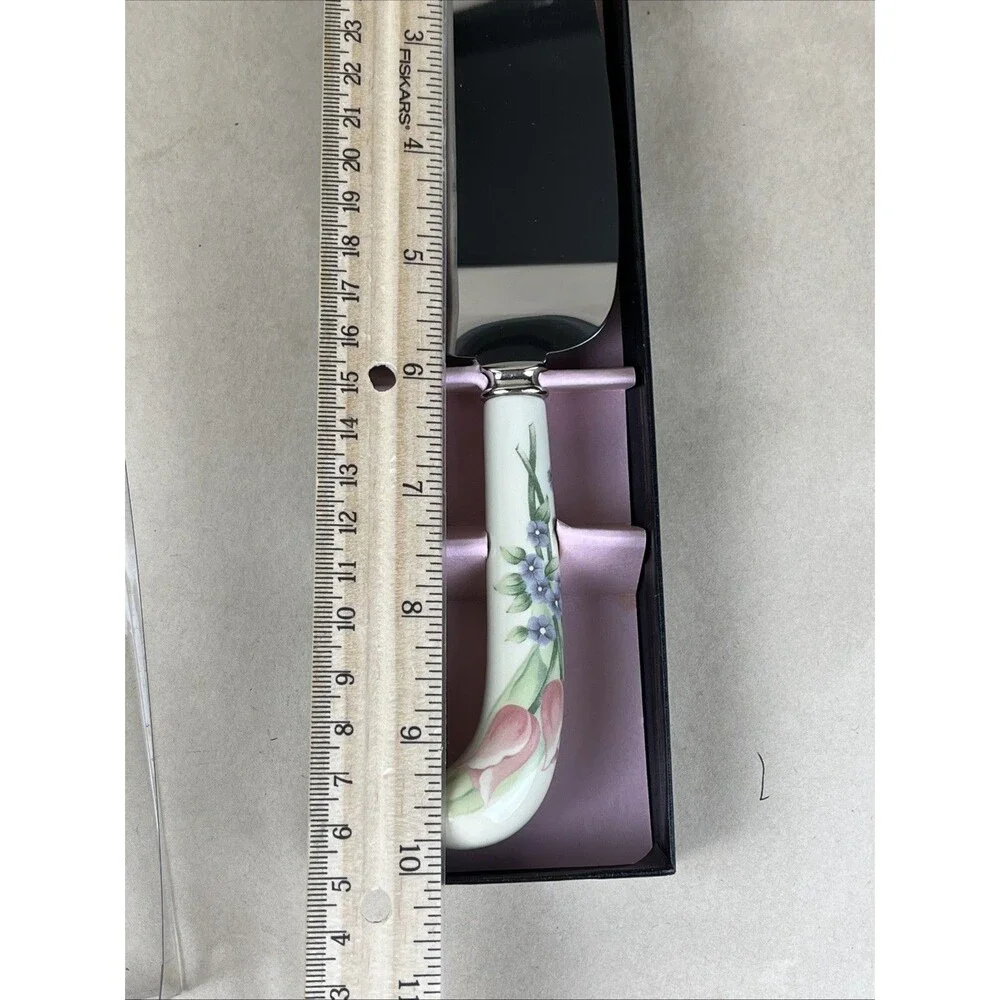 Rare NIB VTG Garden Party PFALTZGRAFF Stainless Cake Pie Server SheffieldEngland